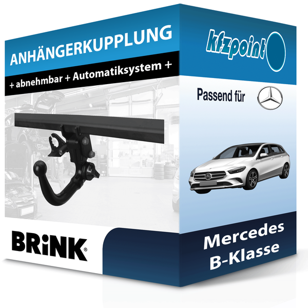 für Mercedes B-Klasse 11.2011-12.2018 Brink AnhäNgerkupplung Abnehmbar Neu-image