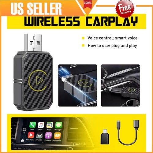 Adaptador USB Inalámbrico Inalámbrico Carplay Dongle Para iPhone Apple Plug & Play A