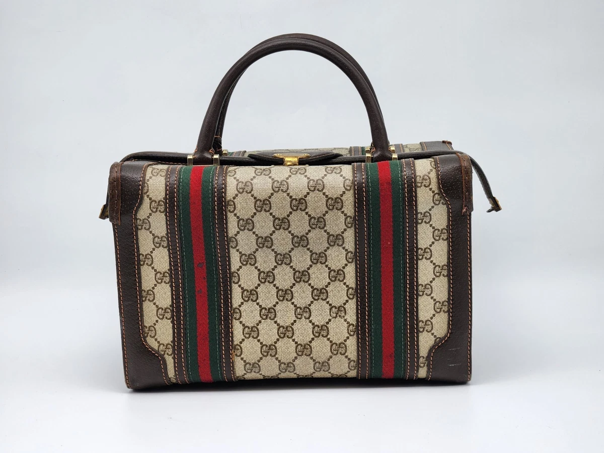 25+ Gucci Brown Original Vintage Bags, Handbags & Cases for sale