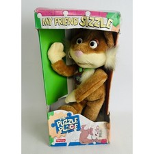 My Friend Sizzle Cat Plush 14 Fisher Price Vintage 1995 The Puzzle Place READ
