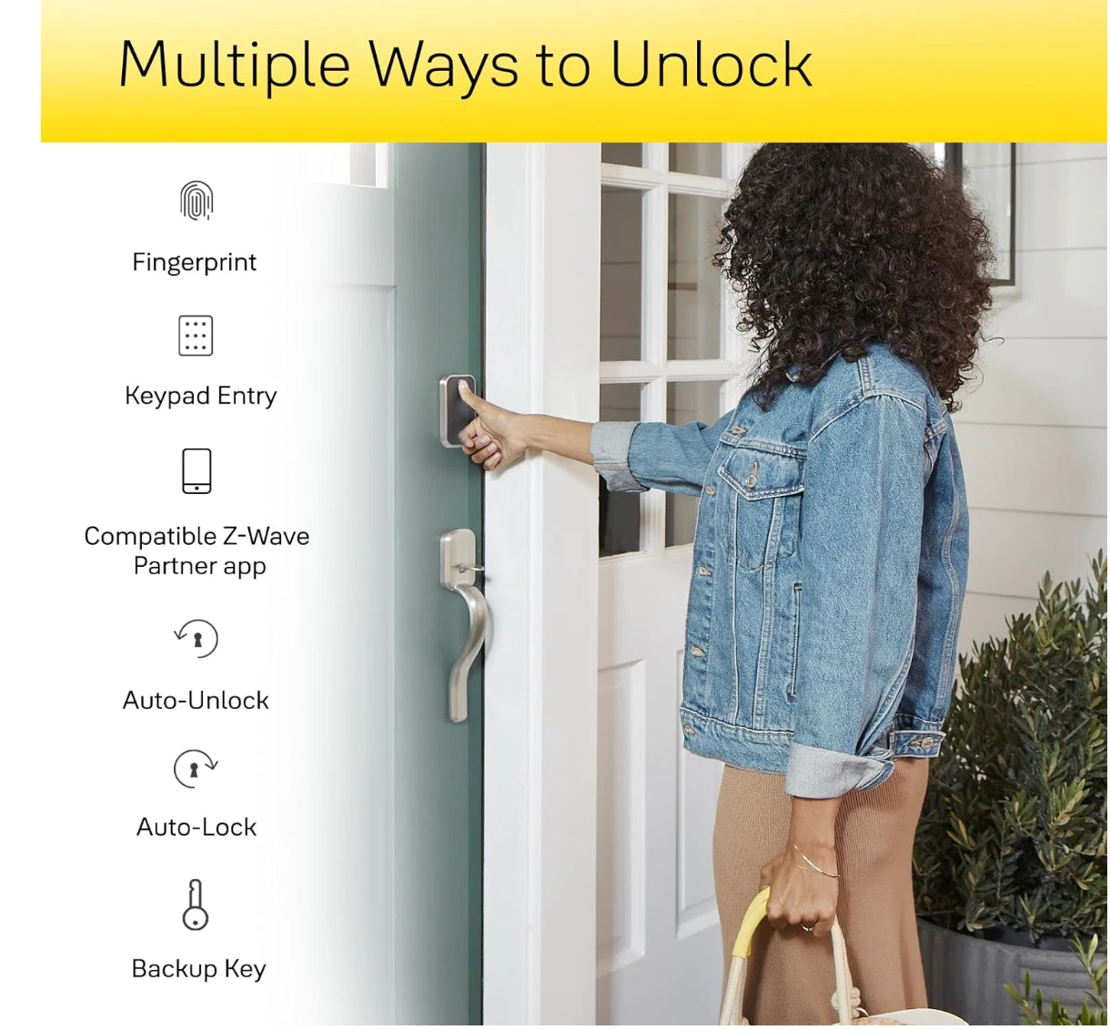 Yale Assure Lock 2 Touch Z-Wave Smart Lock Side View