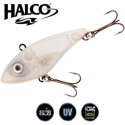 HALCO Allround Rattle’in Vibra Lure TREMBLER 70XS Gin Clear