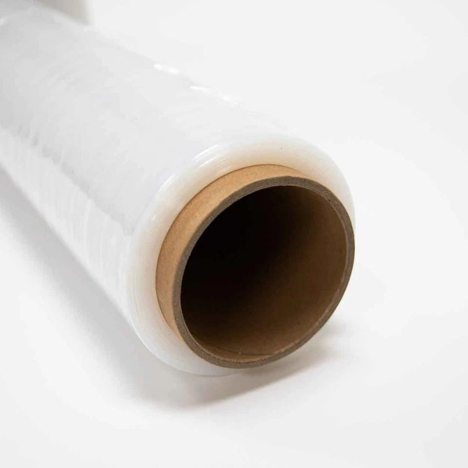 Clear 18" 80 Gauge Stretch Film Pallet Wrap Moving Warehouse 4 ROLLS CASE - Image 2 of 4