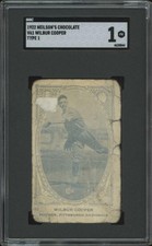 1922 NEILSON'S CHOCOLATE WILBUR COOPER 57 POOR V61 TYPE 1 SGC 1 PIRATES