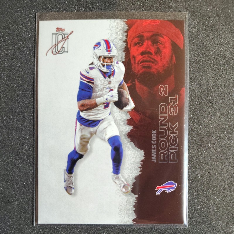 2025 Topps Signature Class #8 James Cook Buffalo Bills - Card untouched