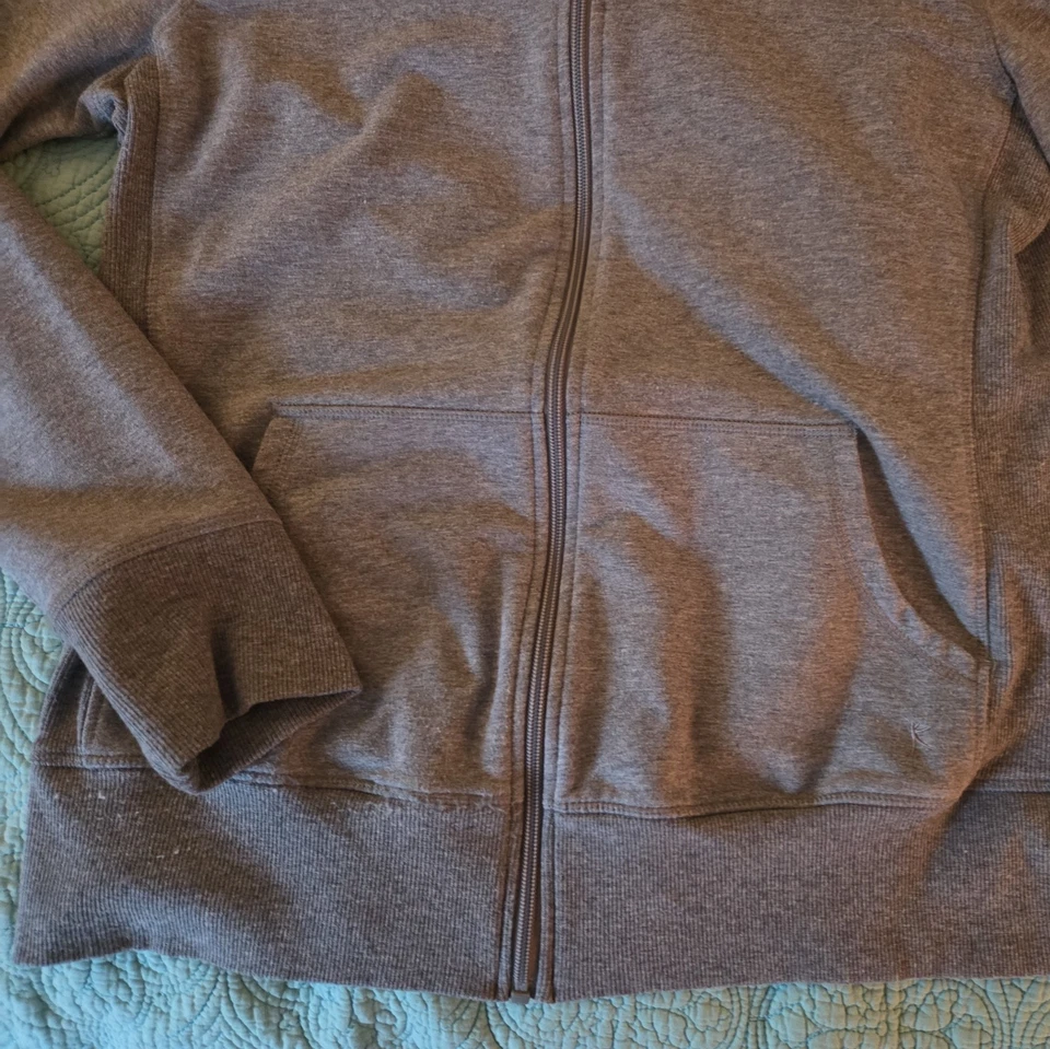 Девочек Danskin теперь серый молнии куртка большой 12/14 - Изображение 2 из 4