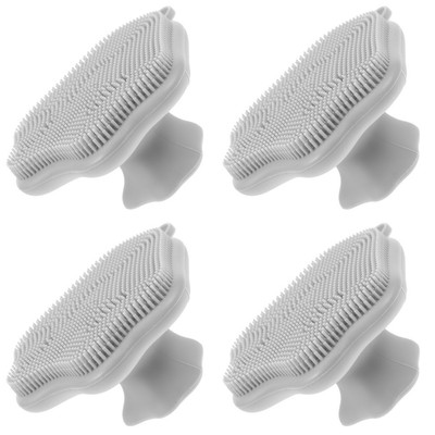  4 PCS Gesichtspeelingbürste Gesichtsreinigung Schrubben Gesichtswaschbürste