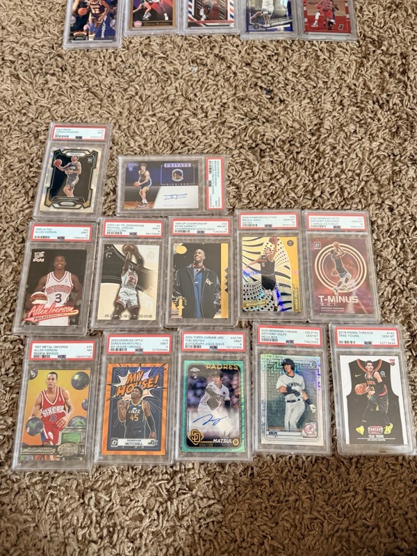 PSA Graded Lot - Donovan /39, Podziemski Auto, Iverson, Jordan, AE, Young,Jokic