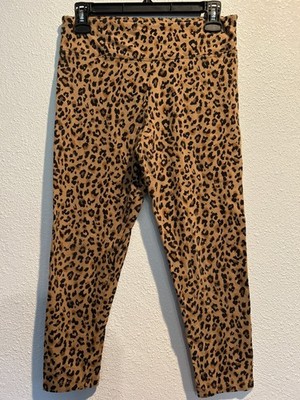 J.Crew Leggings (MEDIUM) Crop Leopard Print Animal Cheetah High-Rise Gym Yoga Sa