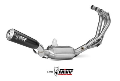 21397-Escape moto completo posicion STANDARD compatible con YAMAHA MT09 900