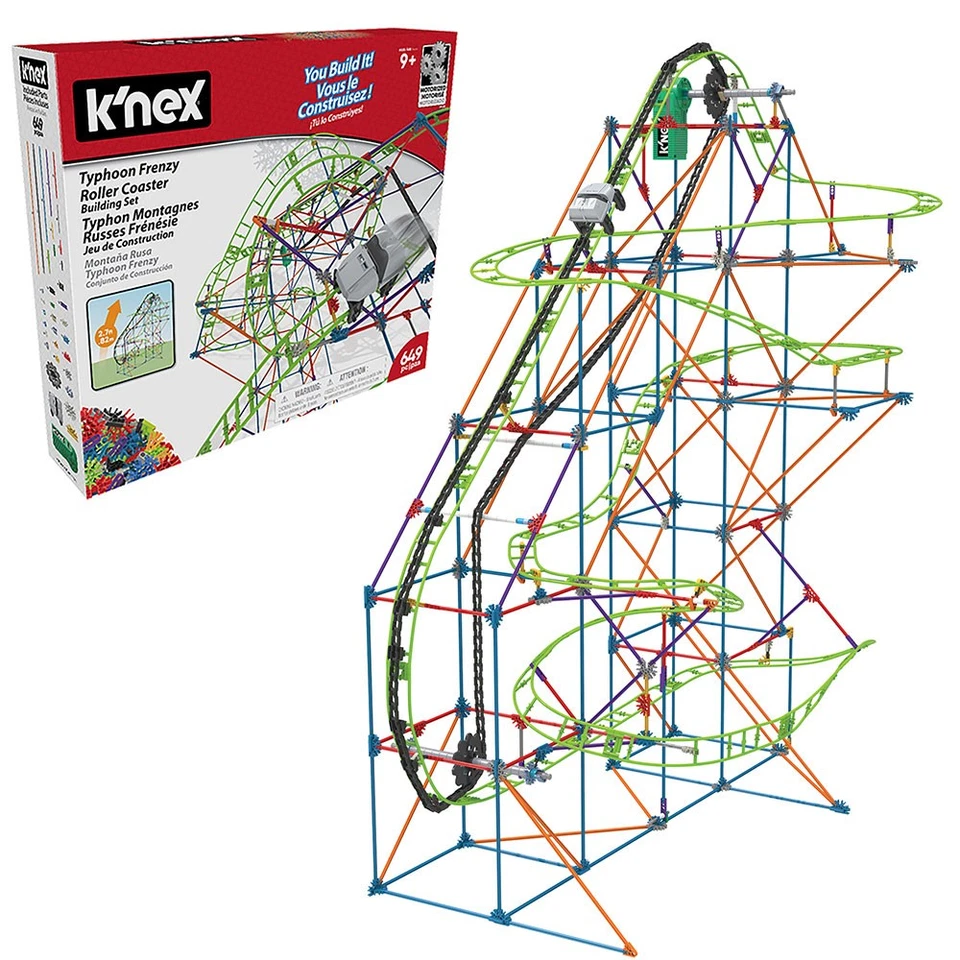 KNEX Roller Coaster Typhoon 649-Teiliges Motorisiertes Lift Chain Set - Bild 2 von 4