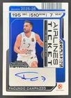 Facundo Campazzo 2025-26 Panini Contenders EuroLeague Airlines Ticket Auto
