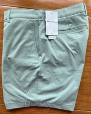 Pantalones Cortos Tommy Bahama Para Hombres Barbados Pro 7 Performance Talla 35 X 7 Sea Pine Nuevos con Etiquetas $115