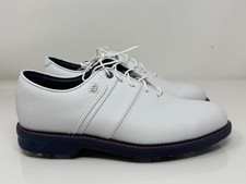 Size 9.5 FootJoy Premiere Series Packard White Pink Navy 54543 No Box Lid
