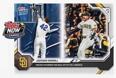 2026 Topps Now MLB #90 Jackson Merrill San Diego Padres - IN HAND