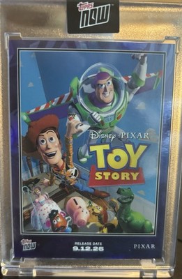 2025 Disney Topps Now Toy Story Image Variation SP Encased Card #TS01-SP