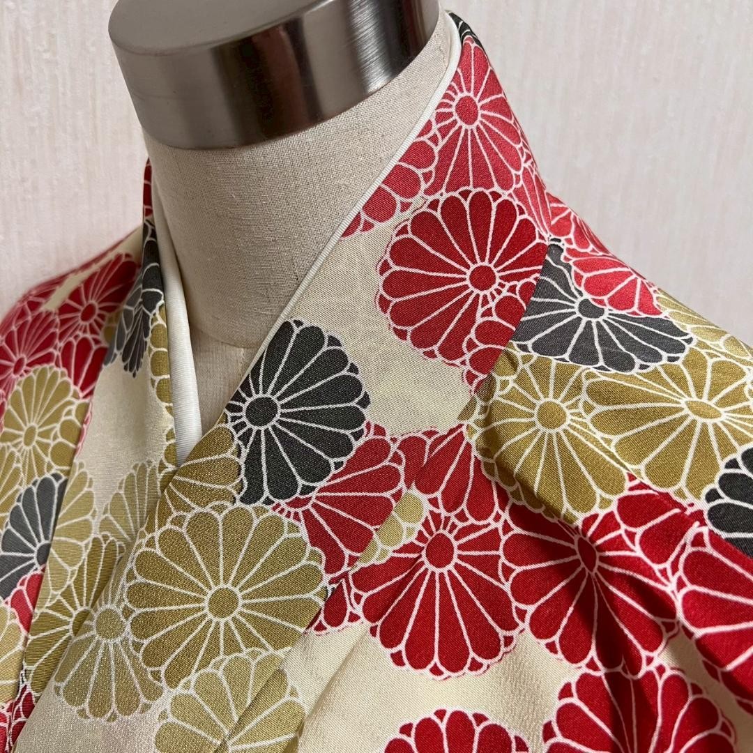 Kimono Polyester Washable Fine Pattern 152cm Leng… - image 1