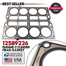 Pair For LS9 MLS Cylinder Head Gaskets Pair Set Fit OEM GM #12622033 6.0 6.2 LS3