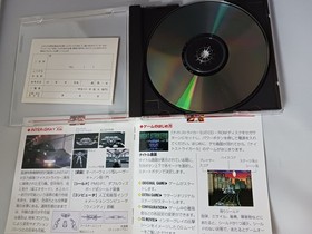 Sega Saturn Ss Night Striker S With Manual Postcard