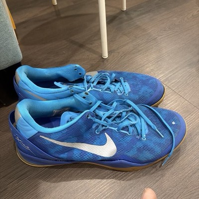  Men's Kobe 8 System ''Blue Coral Snake'' Blue/White Low Top Lace-Up
