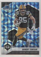 2021 Panini Mosaic Reactive Blue Mosaic Prizm Robert Tonyan #83 0c2