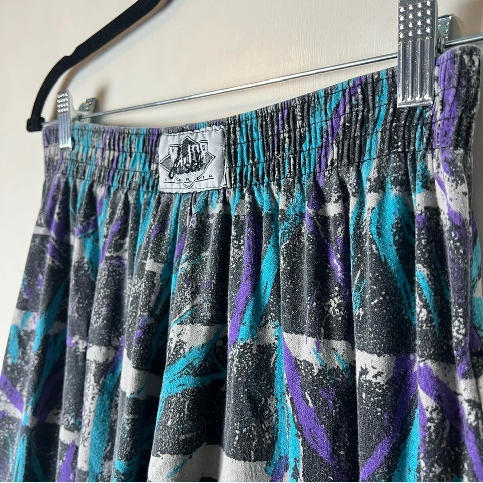 Major Muscle FL - Joggers de algodón holgados vintage para hombre gimnasio de surf abstracto años 90 talla M Foto 4 de 4