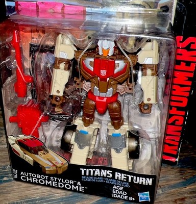 Transformers Chromedome Titans Return Deluxe Class Stylor Headmaster New