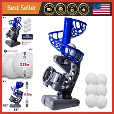 Youth Electronic Baseball Pitching Machine w/ 6 Balls - Automatic Pitcher