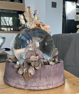 Disney Vintage Snow Globe Bambi April Showers