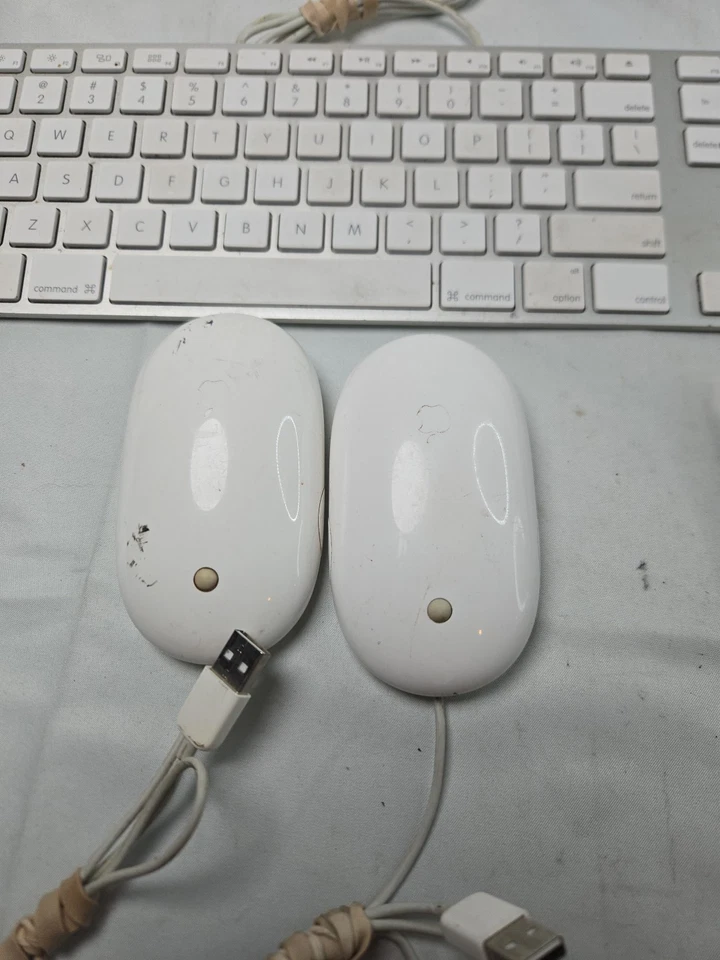 Apple A1243 Keyboard & A1339 Magic Trackpad + 2 Mouse A1152 - Image 3 of 4