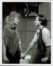 1989 Press Photo Joan Allen and Peter Friedman in "The Heidi Chronicles."