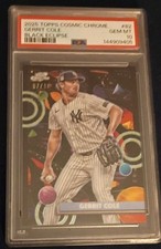 2025 Topps Cosmic Chrome Black Eclipse #7/10 Gerrit Cole PSA 10 - Pop 2