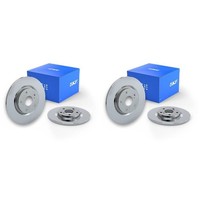 2X SKF Bremsscheiben 316Mm Voll Hinten Passend FüR Ford Galaxy Kuga S-MAX | Vkbd