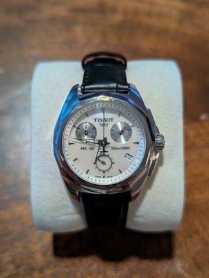 Tissot PRC 100 Lady Quarz Chronograph Wiss Perlmutt Damenuhr