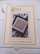 Sampler Game Board Cross Stitch Chart Folk Ho...