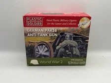 1/72 WWII German Pak38 Anti Tank Plastic Soldier Company WW2