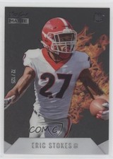 2021 Wild Card MATTE Rookie Heat White - Orange Flames 72/125 Eric Stokes 1t5. rookie card picture