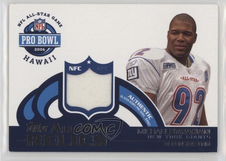 2006 Topps All-Pro Relics Michael Strahan #AP-MST HOF 7sd