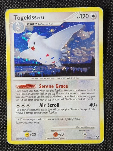 Played (HP) Togekiss Holo #11 Great Encounters Pokemon TCG