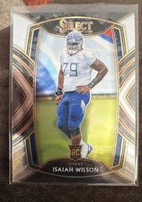 2020 Panini Select - Club Level Isaiah Wilson #291 (RC)