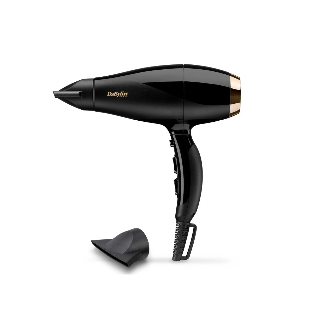 Sèche-cheveux Babyliss 6714E 2300W Ionic noir pour un séchage rapide