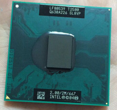 Intel Core Duo T2500 SL8VP 2.0GHz/2M/667Mhz Socket M CPU LF80539GF0412M