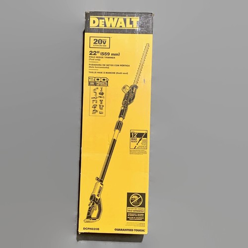DEWALT DCPH820B 20V MAX 20Volt Cordless Hedge Trimmer TOOL ONLY
