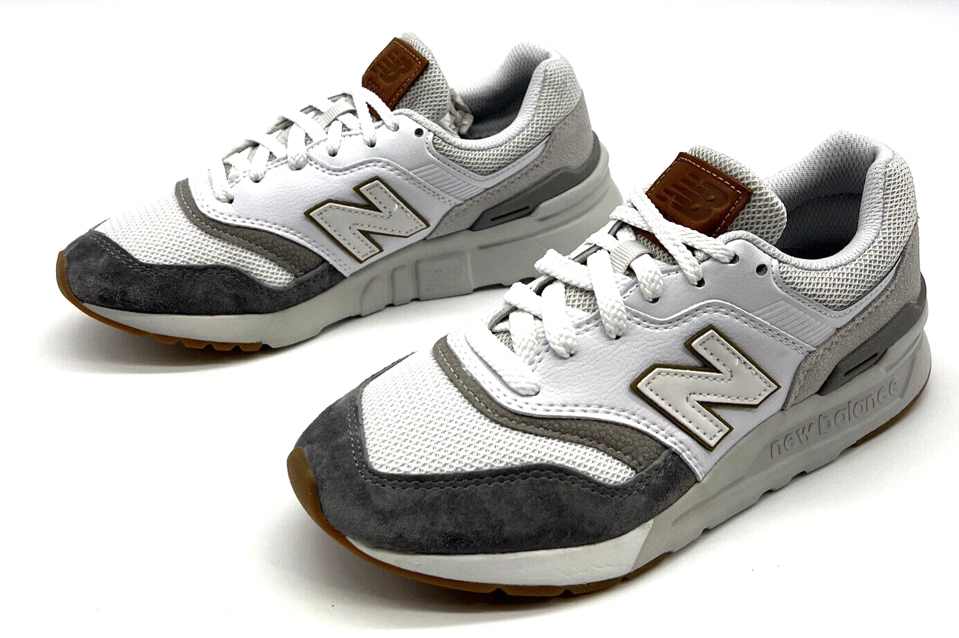 New Balance 997 Uomo Taglia 5.5 D Universale CM997HPT Bianco Grigio