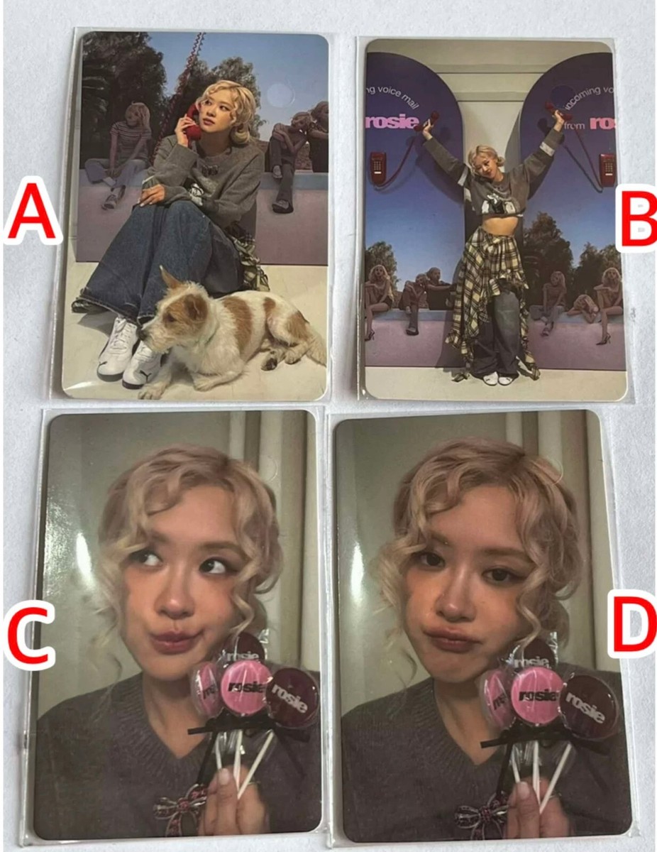 BLACKPINK ロゼ 中国 北京ポップアップ 特典 セット BLACKPINK ROSE OFFICIAL ROSIE ALBUM CHINA POP UP STORE