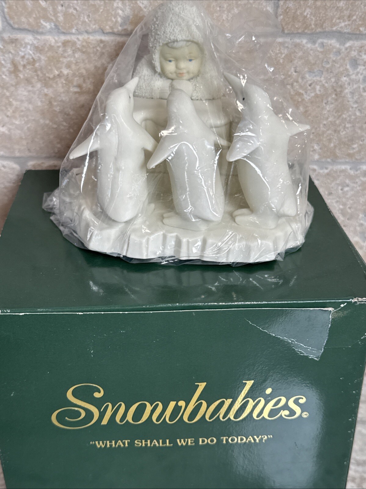 Dept 56 Snowbabies What Shall We Do Today Figurine New in Original Box