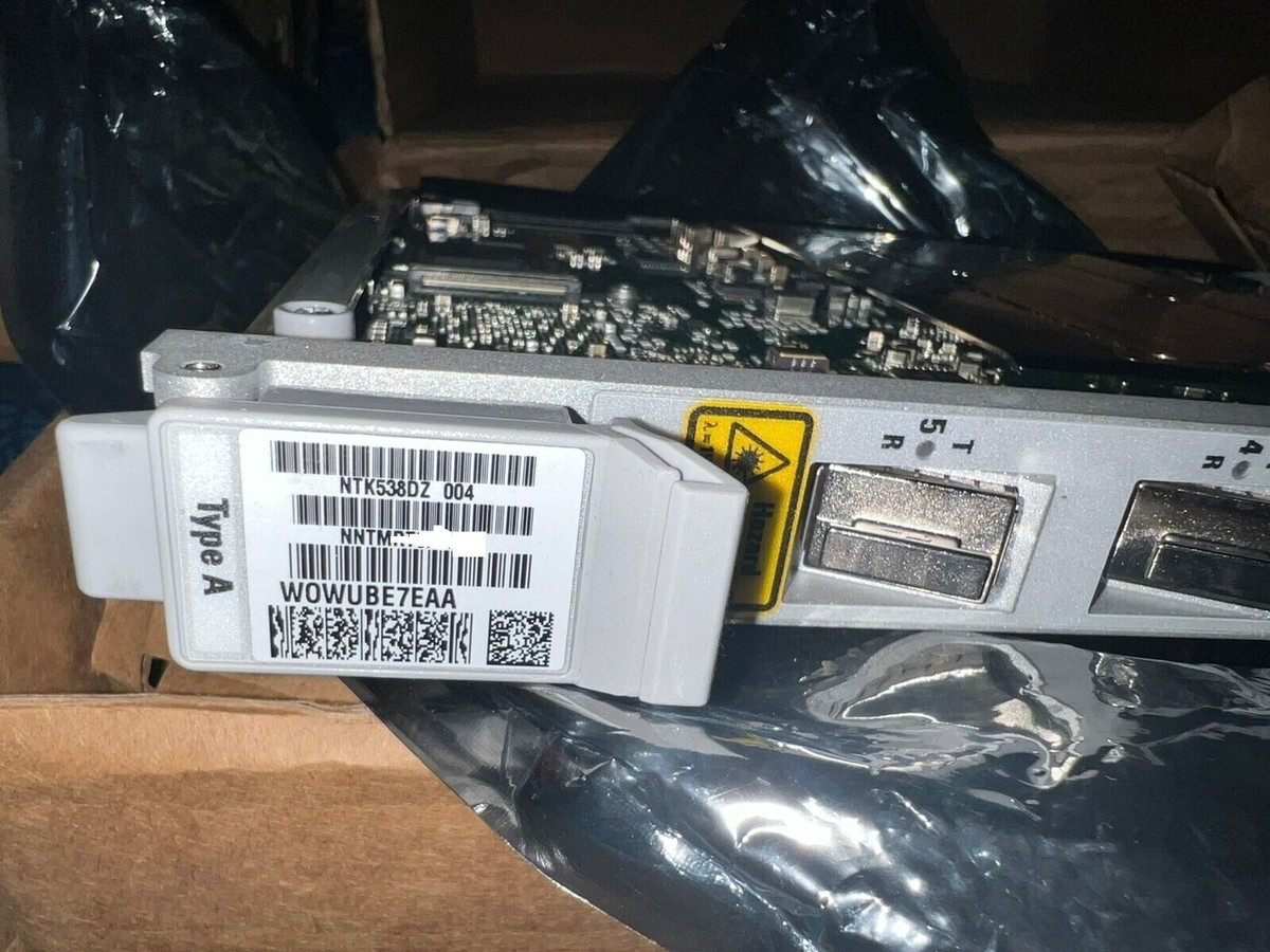 NEW Open Ciena NTK538DZ WOWUBE7EAA WLAI MOTR 4X QSFP28 NEW Open Ciena NTK538DZ WOWUBE7EAA WLAI MOTR 4X QSFP28