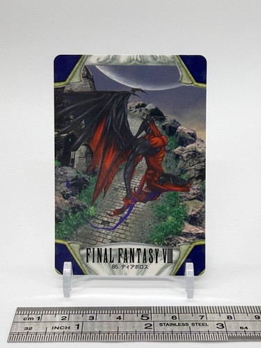Tarjeta Diabolos Final Fantasy VIII 1999 BANDA CUADRADA Japón #85 b - Imagen 2 de 9