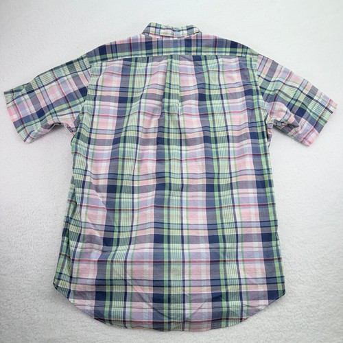 Ralph Lauren Shirt Mens Large Colorful Madras Plaid Button Down Classic Fit - Picture 6 of 7
