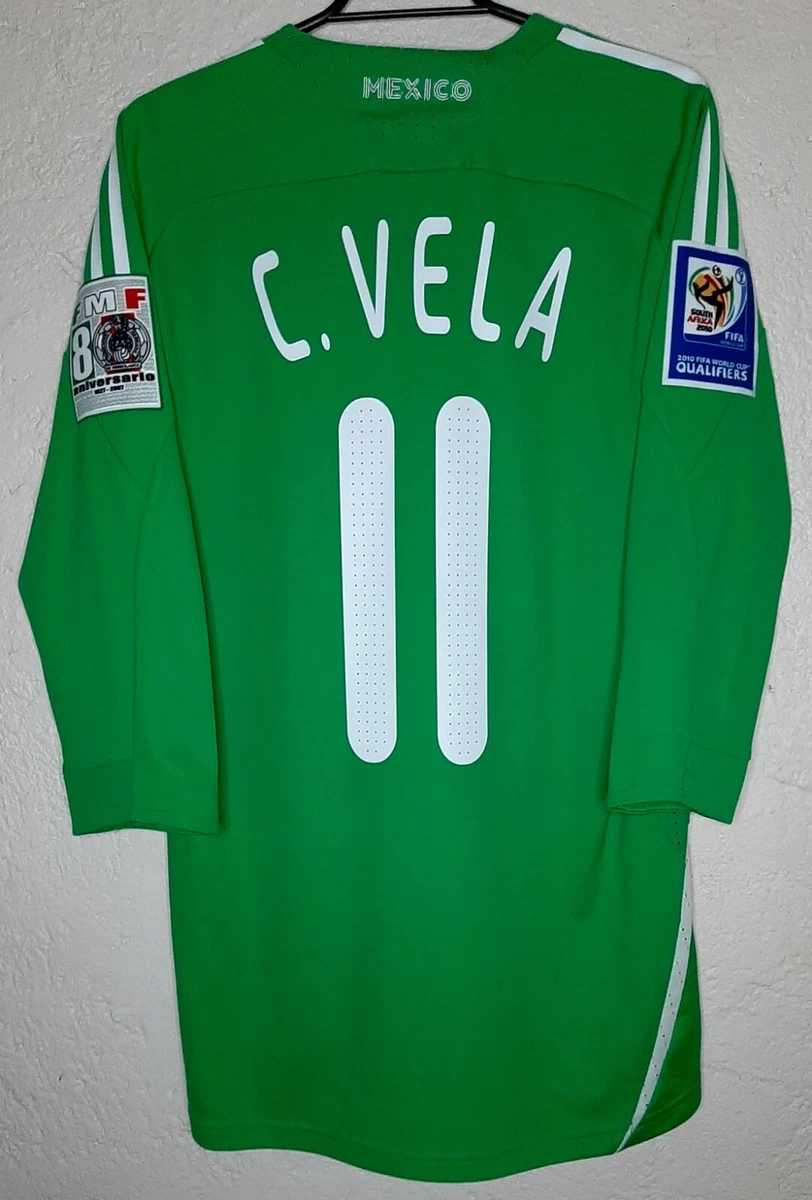 Mexico No11 C.Vela Home Soccer Country Jersey